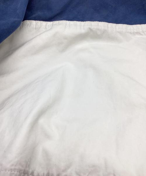 BALENCIAGA（バレンシアガ）BALENCIAGA (バレンシアガ) TRACKSUIT POPLIN SHIRT JACKET　571434 ネイビー×ホワイト サイズ:44の古着・服飾アイテム