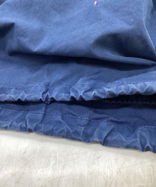 BALENCIAGA（バレンシアガ）BALENCIAGA (バレンシアガ) TRACKSUIT POPLIN SHIRT JACKET　571434 ネイビー×ホワイト サイズ:44の古着・服飾アイテム