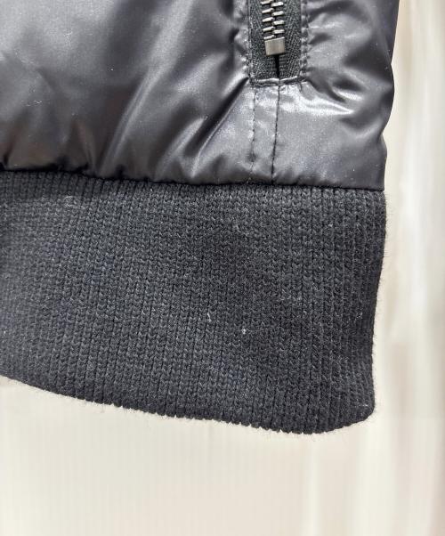 AKM（エーケーエム）AKM (エーケーエム) カシミヤ混中綿ジャケット ブラック サイズ:Lの古着・服飾アイテム