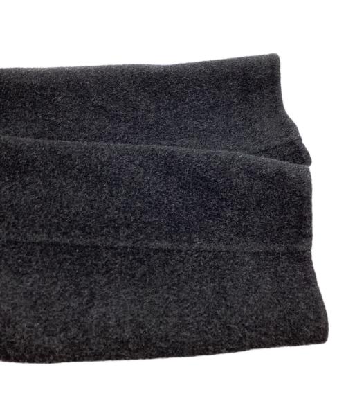 LOEFF（ロエフ）LOEFF (ロエフ) ウールカシミヤ二重織メルトンAラインステンカラーコート　8825-104-0064 グレー サイズ:1の古着・服飾アイテム