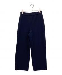 theory（セオリー）の古着「Admiral Crepe Wide Pull On Full Length　アドミラルクレープワイドプルオンフルレングス　パンツ」｜ネイビー