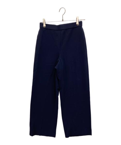 theory（セオリー）theory (セオリー) Admiral Crepe Wide Pull On Full Length　アドミラルクレープワイドプルオンフルレングス　パンツ ネイビー サイズ:2の古着・服飾アイテム