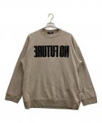UNDERCOVERアンダーカバー）の古着「BIGSWEAT NO FUTURE」｜ベージュ