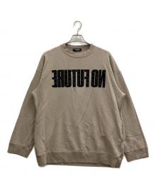 UNDERCOVER（アンダーカバー）の古着「BIGSWEAT NO FUTURE」｜ベージュ