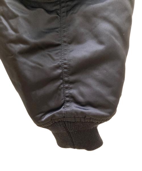 SOFTHYPHEN（ソフトハイフン）SOFTHYPHEN (ソフトハイフン) ショートMA-1ジャケット ブラック サイズ:3の古着・服飾アイテム