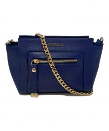 FURLA（フルラ）の古着「ショルダーバッグ」｜ネイビー