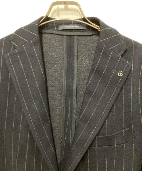 TAGLIATORE（タリアトーレ）TAGLIATORE (タリアトーレ) ウールジャージー 2B1プリーツスーツ ネイビー サイズ:48の古着・服飾アイテム