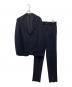 TAGLIATORE（タリアトーレ）の古着「ウールジャージー 2B1プリーツスーツ」｜ネイビー