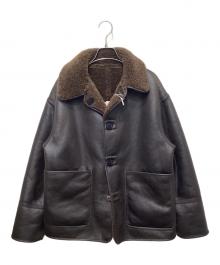ZARA（ザラ）の古着「リバーシブルダブルフェイスコート」｜ブラウン