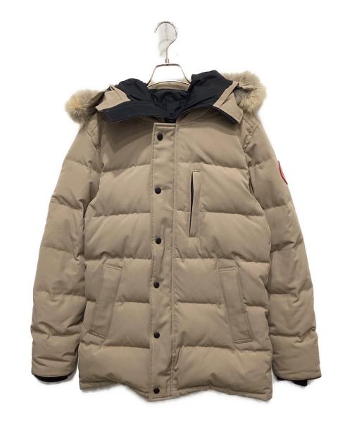 CANADA GOOSE（カナダグース）CANADA GOOSE (カナダグース) ダウンジャケット ベージュ サイズ:Ｍの古着・服飾アイテム
