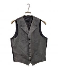 SHIPS（シップス）の古着「ラグジュアリー ドーメル バーズアイ ベスト」｜グレー