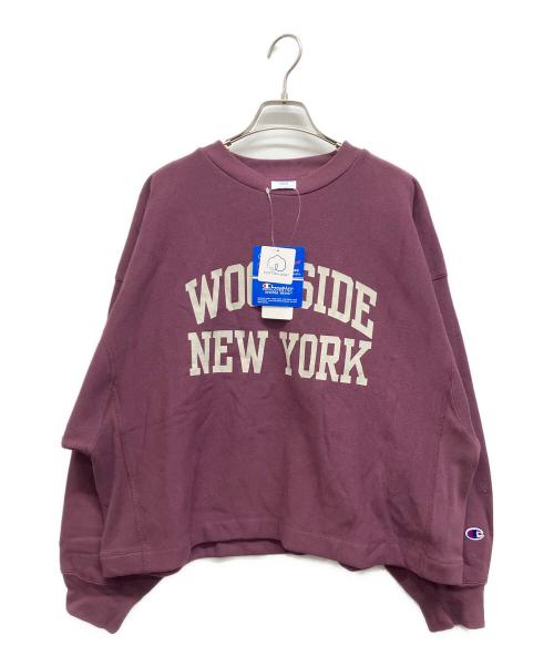 Champion REVERSE WEAVE（チャンピオン リバース ウィーブ）Champion REVERSE WEAVE (チャンピオン リバース ウィーブ) JOURNAL STANDARD relume (ジャーナルスタンダード レリューム) スウェット ワインレッド サイズ:Lの古着・服飾アイテム