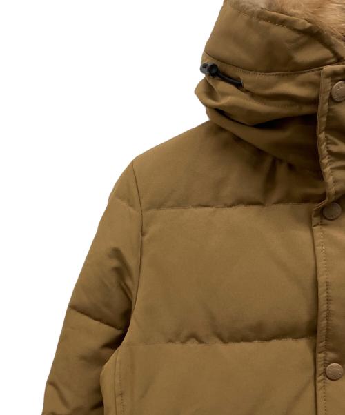 DANTON（ダントン）DANTON (ダントン) フード付きロングダウンコート ブラウン サイズ:36の古着・服飾アイテム