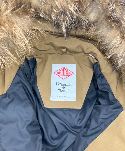 DANTON（ダントン）DANTON (ダントン) フード付きロングダウンコート ブラウン サイズ:36の古着・服飾アイテム