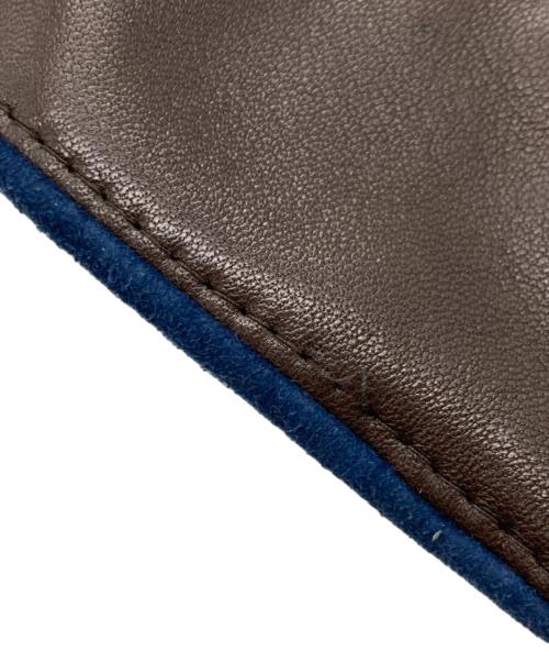 TOD'S（トッズ）TOD'S (トッズ) レザーグローブ ブラウンの古着・服飾アイテム