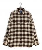 POLO RALPH LAURENポロ・ラルフローレン）の古着「チェックシャツ」｜ブラウン