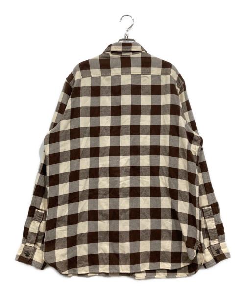 POLO RALPH LAUREN（ポロ・ラルフローレン）POLO RALPH LAUREN (ポロ・ラルフローレン) チェックシャツ ブラウン サイズ:Lの古着・服飾アイテム