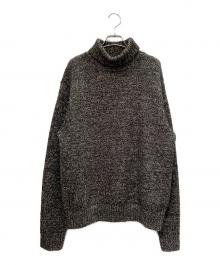 RRL（ダブルアールエル）の古着「コットンリネンタートルネックニット」｜ブラック