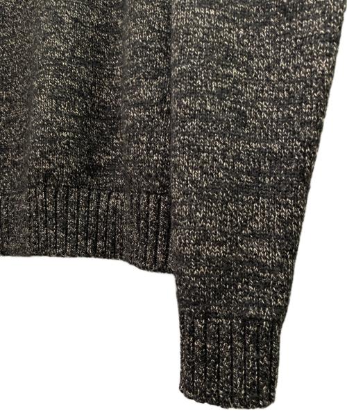 RRL（ダブルアールエル）RRL (ダブルアールエル) コットンリネンタートルネックニット ブラック サイズ:Ｌの古着・服飾アイテム