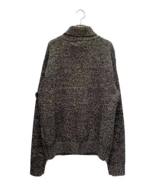 RRL（ダブルアールエル）RRL (ダブルアールエル) コットンリネンタートルネックニット ブラック サイズ:Ｌの古着・服飾アイテム
