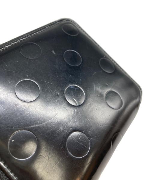 COMME des GARCONS（コムデギャルソン）COMME des GARCONS (コムデギャルソン) ラウンドファスナー財布 ブラックの古着・服飾アイテム