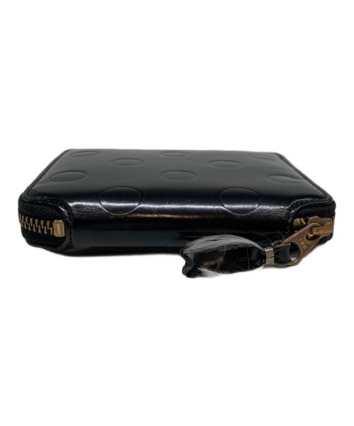 COMME des GARCONS（コムデギャルソン）COMME des GARCONS (コムデギャルソン) ラウンドファスナー財布 ブラックの古着・服飾アイテム