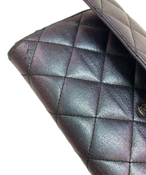 CHANEL（シャネル）CHANEL (シャネル) ココマーク長財布 パープルの古着・服飾アイテム