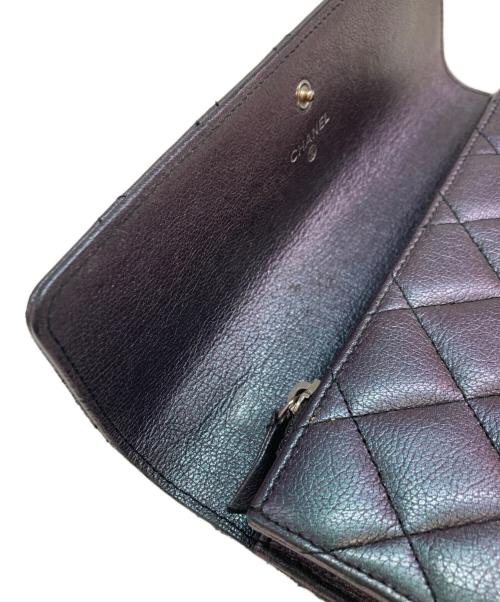 CHANEL（シャネル）CHANEL (シャネル) ココマーク長財布 パープルの古着・服飾アイテム
