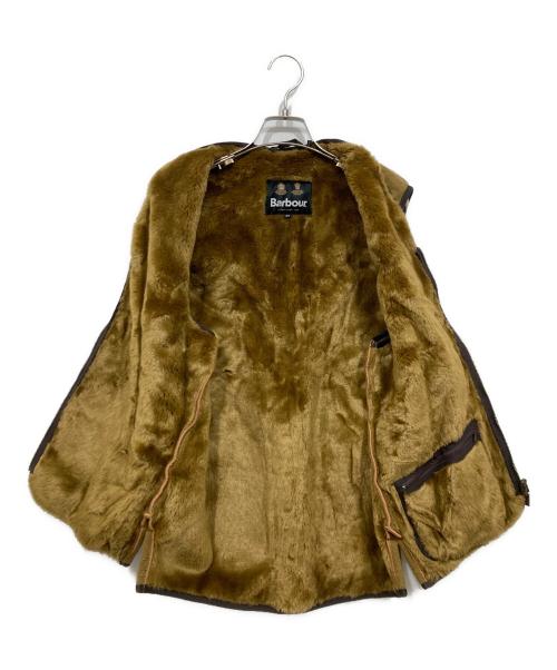 Barbour（バブアー）Barbour (バブアー) ウォームパイルウエストコート ファーライナーベスト ブラウン サイズ:38の古着・服飾アイテム