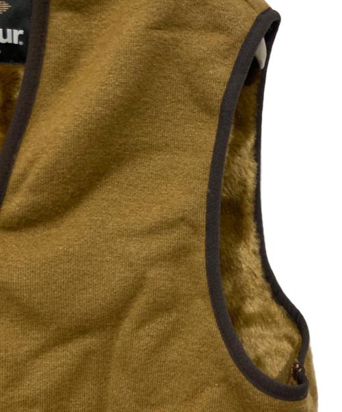 Barbour（バブアー）Barbour (バブアー) ウォームパイルウエストコート ファーライナーベスト ブラウン サイズ:38の古着・服飾アイテム