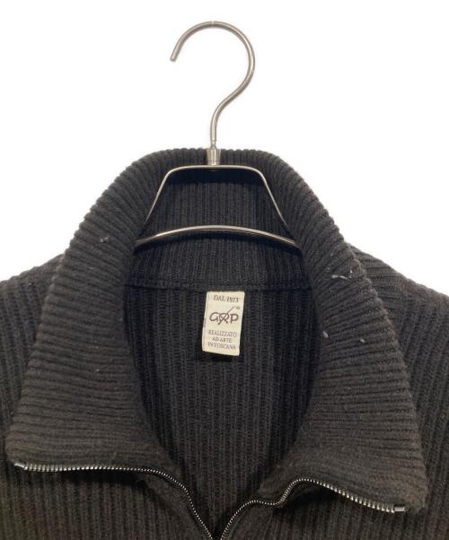 grp（ジーアールピー）grp (ジーアールピー) ウールカシミヤ ドライバーズニット ブラウン サイズ:5の古着・服飾アイテム