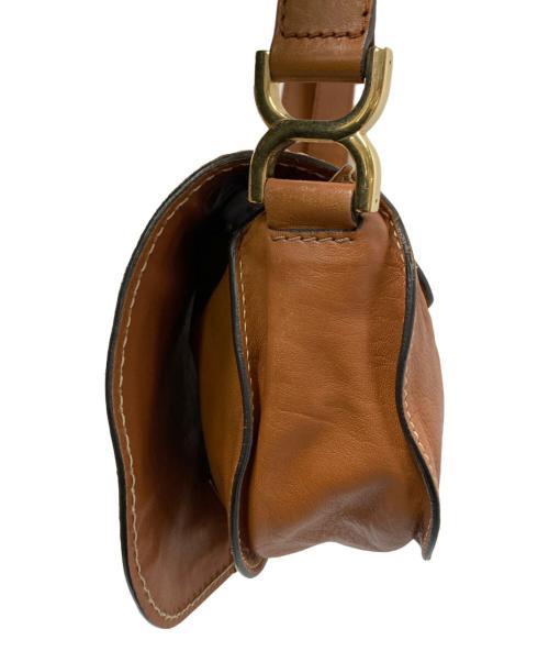 Chloe（クロエ）Chloe (クロエ) マーシー ターンロック レザーショルダーバッグ ブラウン サイズ:下記参照の古着・服飾アイテム