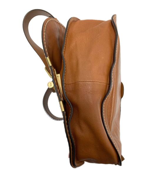 Chloe（クロエ）Chloe (クロエ) マーシー ターンロック レザーショルダーバッグ ブラウン サイズ:下記参照の古着・服飾アイテム