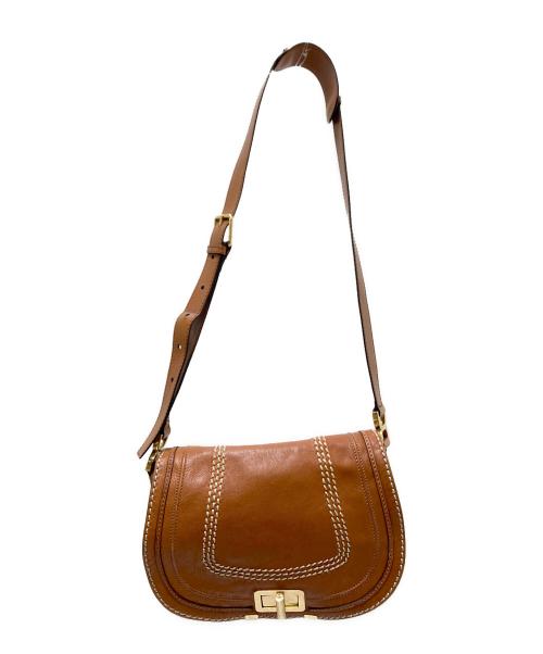 Chloe（クロエ）Chloe (クロエ) マーシー ターンロック レザーショルダーバッグ ブラウン サイズ:下記参照の古着・服飾アイテム