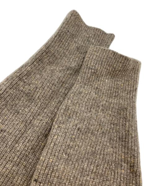 INDIVI（インディヴィ）INDIVI (インディヴィ) カラーネップ ダブルジップカーディガン ブラウン サイズ:38の古着・服飾アイテム