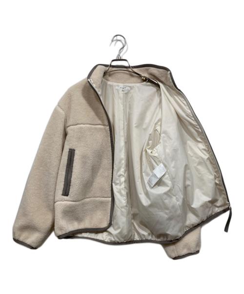 SLOW 23区（スロー23ク）SLOW 23区 (スロー23ク) フェイクファーブルゾン アイボリー サイズ:38の古着・服飾アイテム