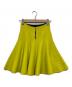 MYLAN（マイラン）の古着「カシミヤニットフレアスカート」｜イエロー