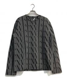 VALENTINO（ヴァレンティノ）の古着「VLTNロゴボンディングスウェット　UV0MF04S6WG」｜グレー