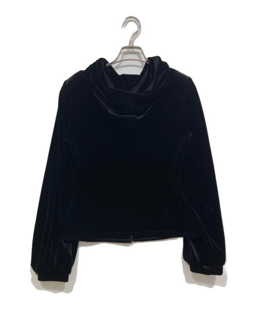 DAISY VELOUR（デイジーベロア）DAISY VELOUR (デイジーベロア) ジップパーカー ブラック サイズ:40の古着・服飾アイテム