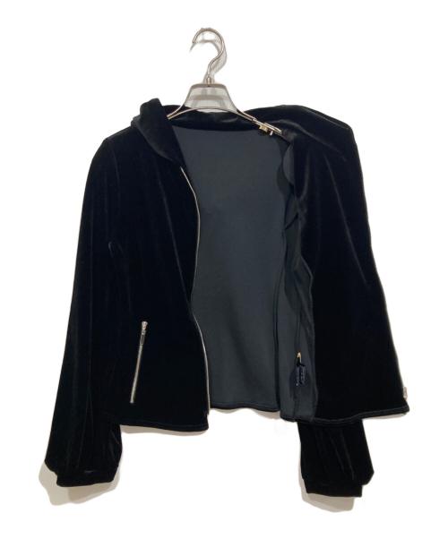 DAISY VELOUR（デイジーベロア）DAISY VELOUR (デイジーベロア) ジップパーカー ブラック サイズ:40の古着・服飾アイテム