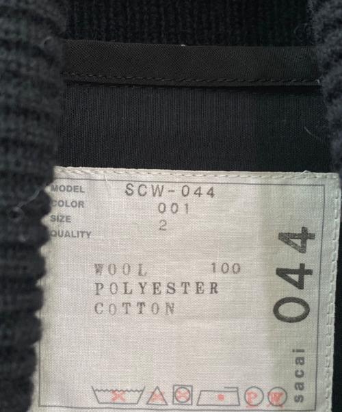 sacai（サカイ）sacai (サカイ) ドッキングワンピース ブラック サイズ:2の古着・服飾アイテム