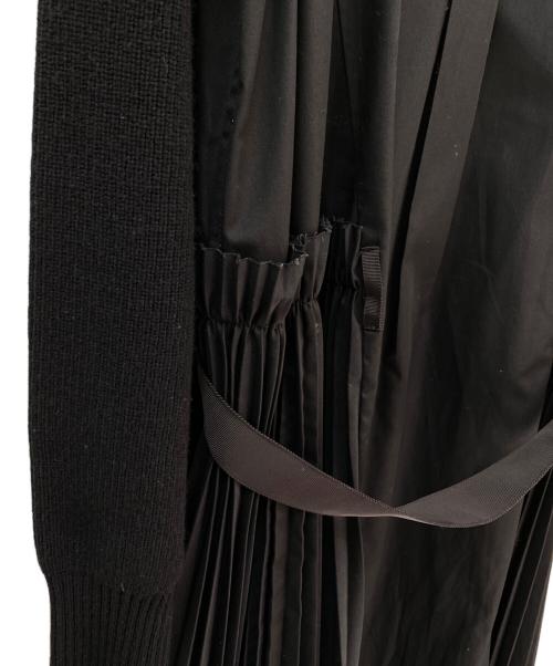 sacai（サカイ）sacai (サカイ) ドッキングワンピース ブラック サイズ:2の古着・服飾アイテム