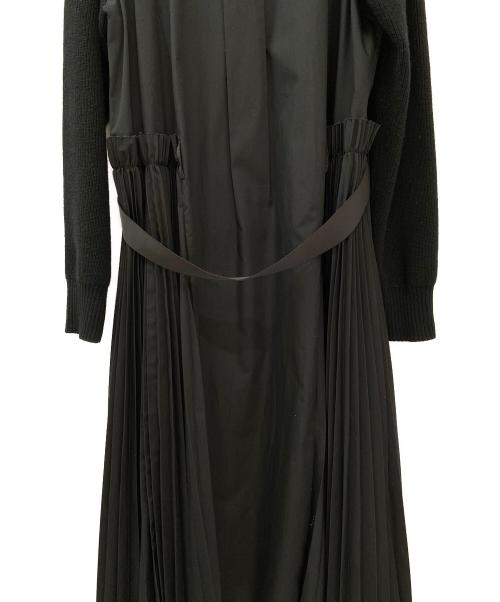 sacai（サカイ）sacai (サカイ) ドッキングワンピース ブラック サイズ:2の古着・服飾アイテム