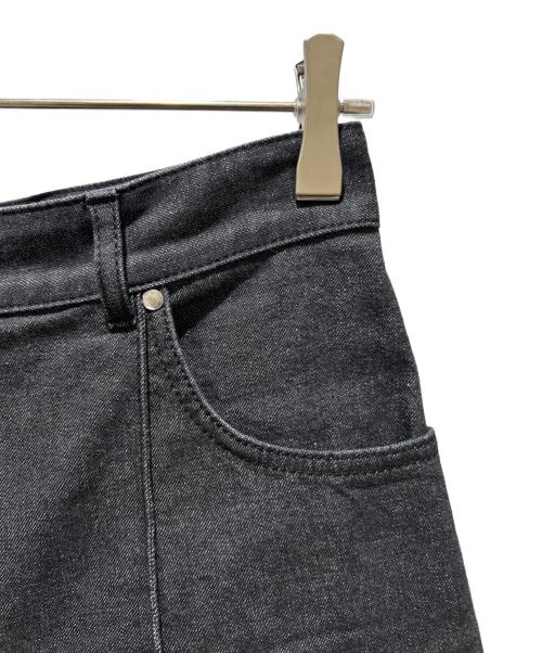 HERMES（エルメス）HERMES (エルメス) クロップドワイドデニムパンツ インディゴ サイズ:36の古着・服飾アイテム
