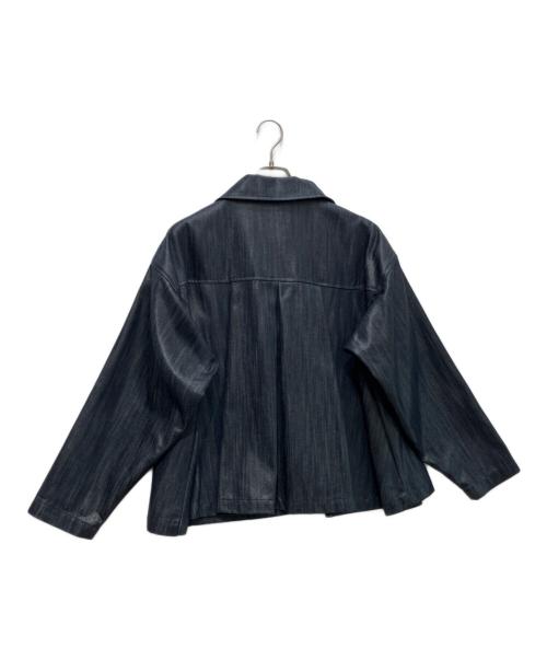 ELLA（エラ）eLLa (エラ) denim oil cloth  denim oil cloth jacket&skirt インディゴ サイズ:Free 未使用品の古着・服飾アイテム