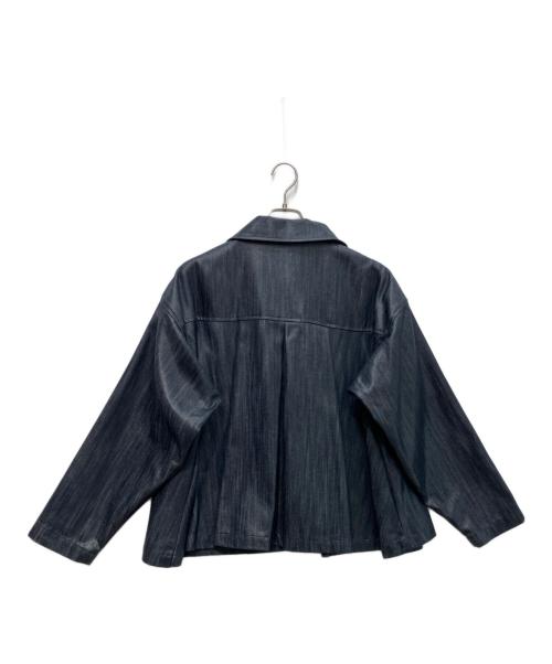 ELLA（エラ）eLLa (エラ) denim oil cloth  denim oil cloth jacket&skirt インディゴ サイズ:Free 未使用品の古着・服飾アイテム