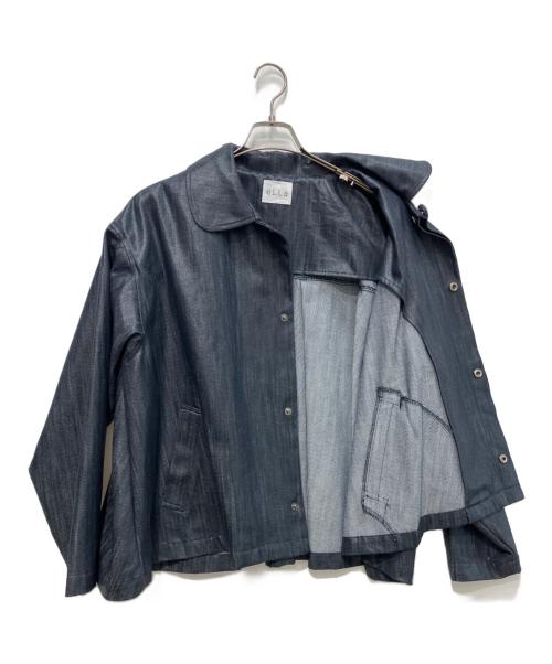 ELLA（エラ）eLLa (エラ) denim oil cloth  denim oil cloth jacket&skirt インディゴ サイズ:Free 未使用品の古着・服飾アイテム