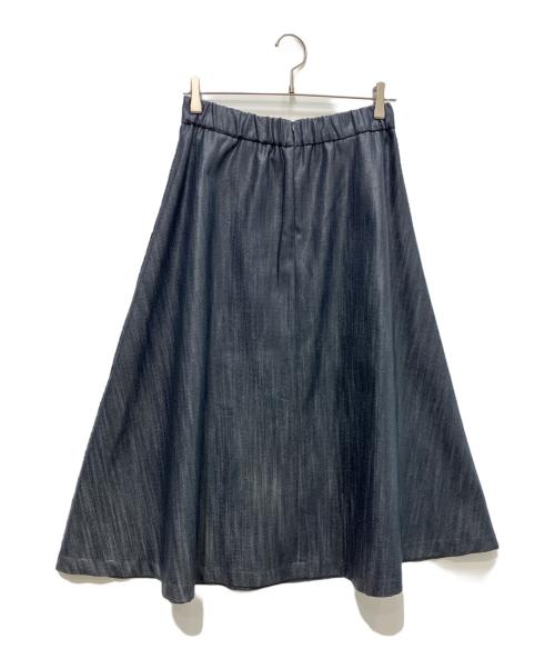 ELLA（エラ）eLLa (エラ) denim oil cloth  denim oil cloth jacket&skirt インディゴ サイズ:Free 未使用品の古着・服飾アイテム
