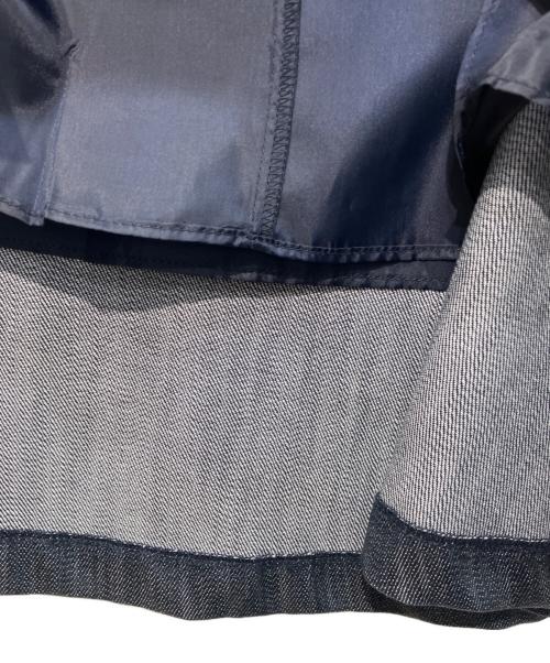 ELLA（エラ）eLLa (エラ) denim oil cloth  denim oil cloth jacket&skirt インディゴ サイズ:Free 未使用品の古着・服飾アイテム