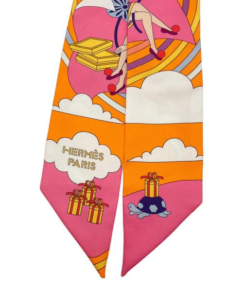 HERMES（エルメス）HERMES (エルメス) ツィリー ピンク/オレンジの古着・服飾アイテム